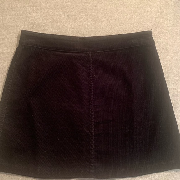 Wilfred Free Corduroy Skirt BLACK size 6 - Picture 3 of 3